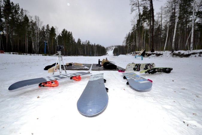 Новый сноуборд-парк на ГЛК "ЕГОЗА"